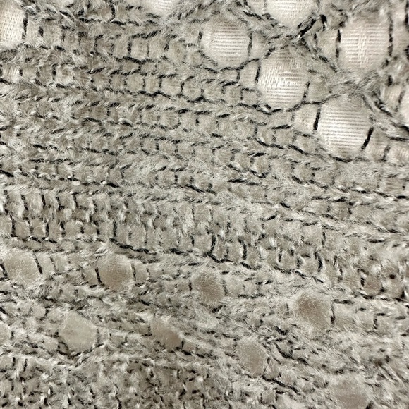 Simply Noelle Convertible Sweater Lightweight Open Knit Taupe Size M - Picture 9 of 16